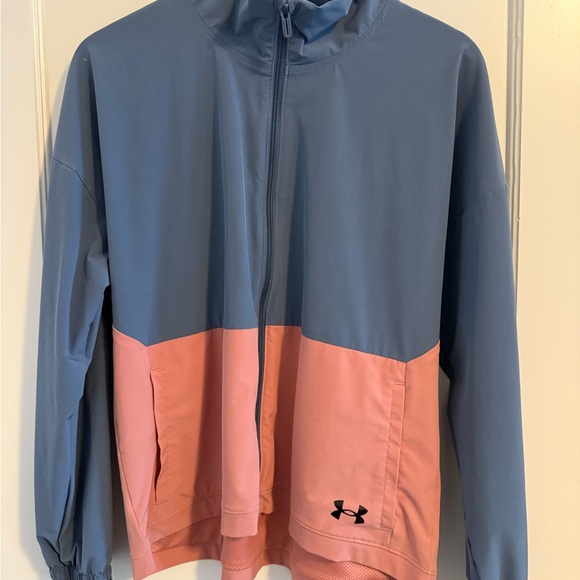 Under Armour Jackets & Blazers - Under Armour Mesh Jacket in Blue and Pink